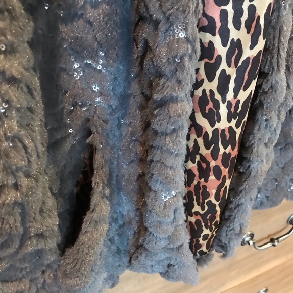 Betsey Johnson sparkle vest, size L - Picture 5 of 6